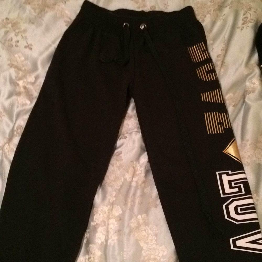 Warm cute sweat pants